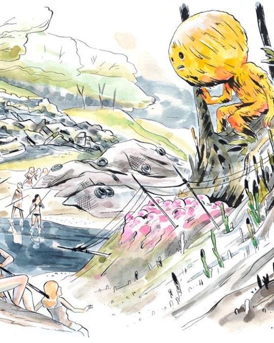 Dans nos jardins, des monstres