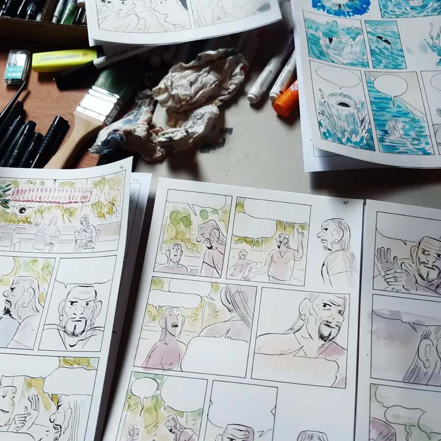 Première passe de couleur image 1